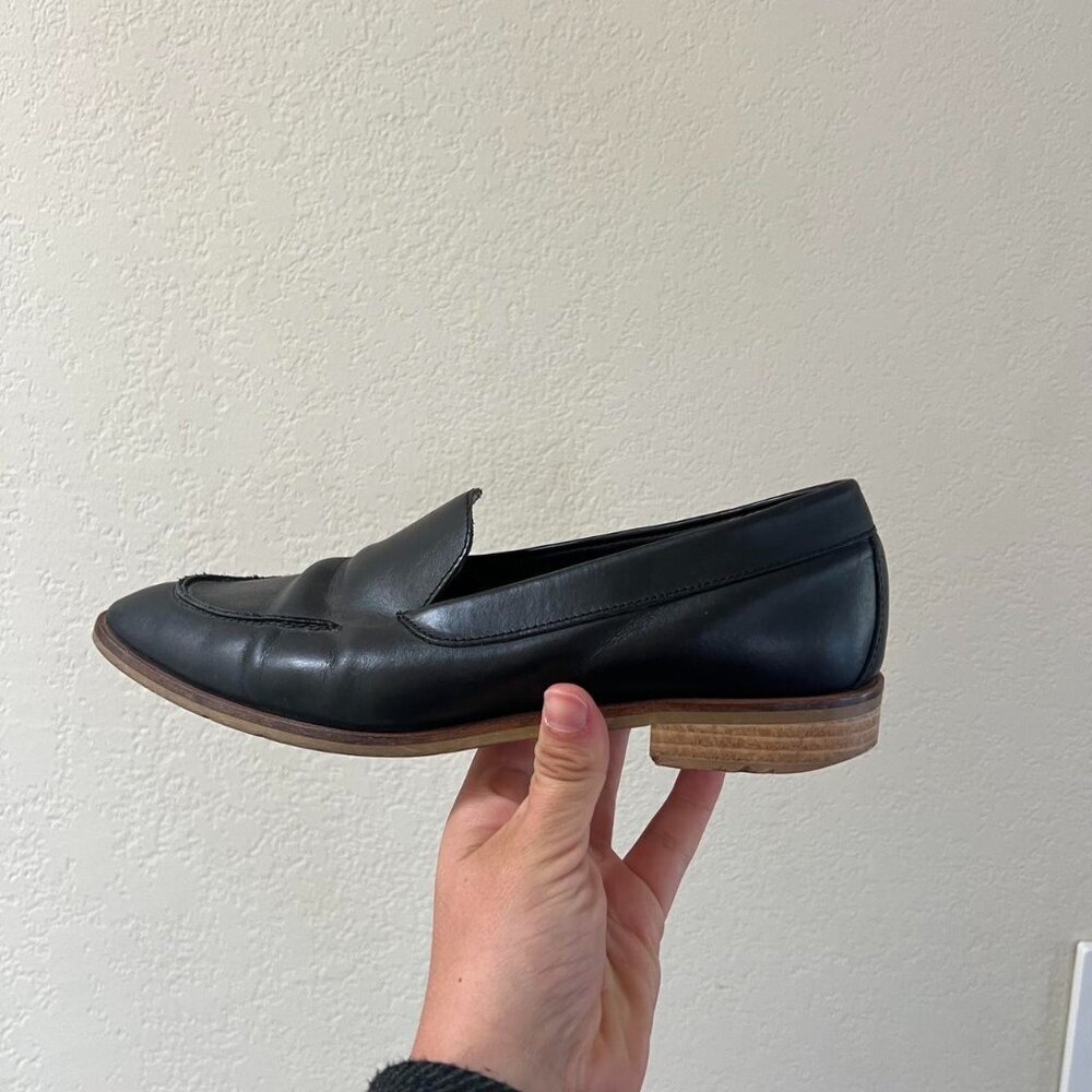 Everlane Black Leather Loafers